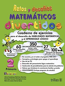 portada Retos y Desafios Matematicos Divertidos 2. Primaria. Cuaderno de Ejercicios (in Spanish)