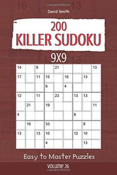 portada Killer Sudoku - 200 Easy to Master Puzzles 9x9 Vol. 26 (en Inglés)