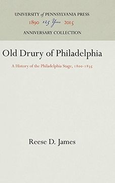 portada Old Drury of Philadelphia (en Inglés)