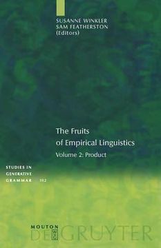 portada The Fruits of Empirical Linguistics, Volume 2, Product (Studies in Generative Grammar) 