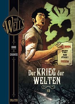 portada H. G. Wells. Band 2: Der Krieg der Welten, Teil 1 (en Alemán)