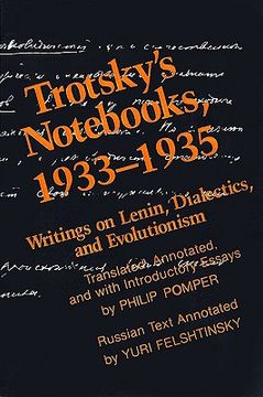 portada trotsky's nots, 1933-1935: writings on lenin, dialectics, and evolutionism (en Inglés)