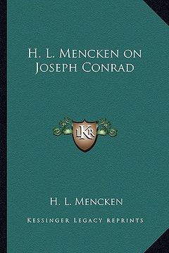 portada h. l. mencken on joseph conrad (en Inglés)