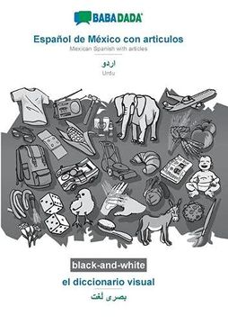 portada Babadada Black-And-White, Español de México con Articulos - Urdu (in Arabic Script), el Diccionario Visual - Visual Dictionary (in Arabic Script):    - Urdu (in Arabic Script), Visual Dictionary