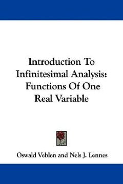 portada introduction to infinitesimal analysis: functions of one real variable
