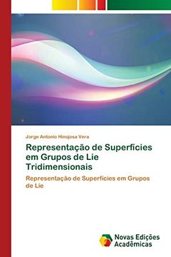 portada Representação de Superfícies em Grupos de lie Tridimensionais