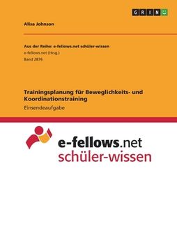 portada Trainingsplanung für Beweglichkeits- und Koordinationstraining (en Alemán)
