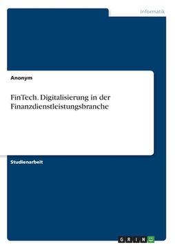 portada FinTech. Digitalisierung in der Finanzdienstleistungsbranche