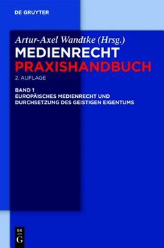 portada Europã Â¤Isches Medienrecht und Durchsetzung des Geistigen Eigentums (Medienrecht Praxishandbuch) (German Edition) [Hardcover ] (en Alemán)