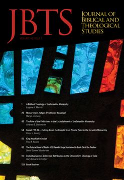 portada Journal of Biblical and Theological Studies, Issue 4.1 (en Inglés)
