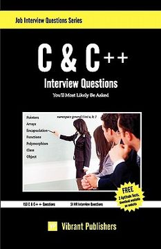 portada c & c++ interview questions you'll most likely be asked (in English)