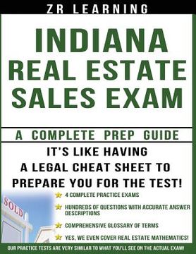 portada Indiana Real Estate Sales Exam Questions (en Inglés)