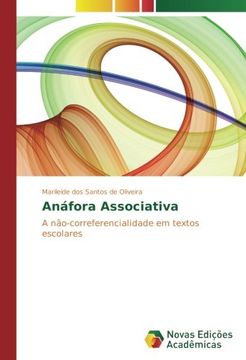 portada Anáfora Associativa: A não-correferencialidade em textos escolares (Portuguese Edition)