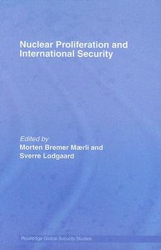 portada nuclear proliferation and international security (en Inglés)