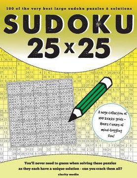 portada 25x25 Sudoku: 100 sudoku puzzles complete with solutions (en Inglés)