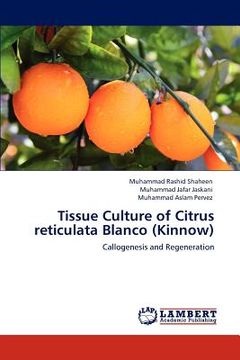 portada tissue culture of citrus reticulata blanco (kinnow) (in English)