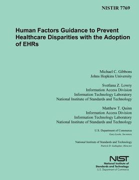 portada Human Factors Guidance to Prevent Healthcare Disparities with the Adoption of EHRs (en Inglés)