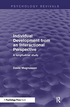 portada Individual Development From an Interactional Perspective (Psychology Revivals): A Longitudinal Study (in English)