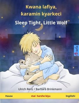 portada Sleep Tight, Little Wolf. Bilingual Children's Book (Hausa – English) (www.childrens-books-bilingual.com)