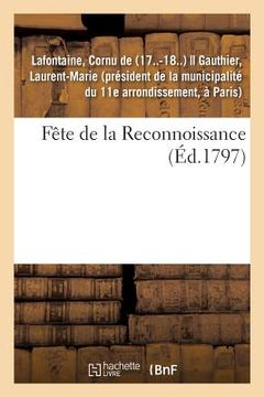 portada Fête de la Reconnoissance (en Francés)