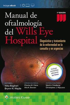 portada Manual de Oftalmologia del Wills eye Hospital