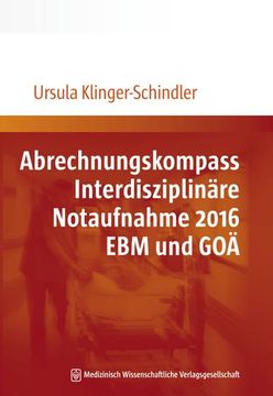 portada Abrechnungskompass Interdisziplinäre Notaufnahme 2016. Ebm und goä (en Alemán)