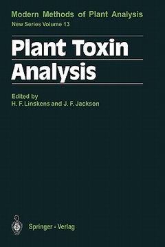 portada plant toxin analysis (en Inglés)