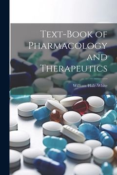 portada Text-book of Pharmacology and Therapeutics (en Inglés)