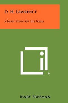 portada d. h. lawrence: a basic study of his ideas (in English)