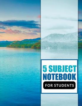 portada 5 Subject Notebook For Students (en Inglés)