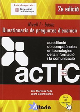 portada Qüestionaris de Preguntes D'examen (en Catalá)