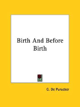 portada birth and before birth (in English)