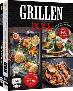 portada Grillen xxl - Doppelt Stark: 2 Grill-Bücher im set (en Alemán)