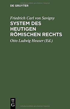 portada System des heutigen römischen Rechts. Band 1 (German Edition) (in German)