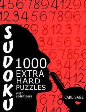 portada Sudoku: 1,000 Extra Hard Puzzles With Solutions (in English)