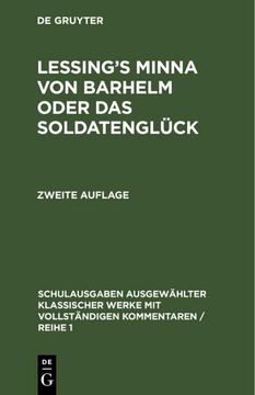 portada Lessing¿ S Minna von Barhelm Oder das Soldatenglück (en Alemán)