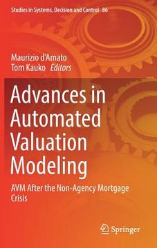 portada Advances in Automated Valuation Modeling: Avm After the Non-Agency Mortgage Crisis (en Inglés)