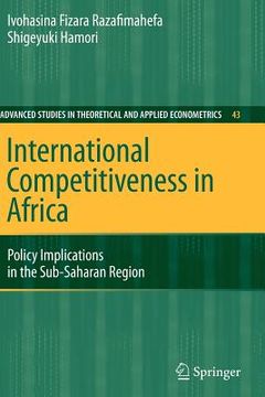 portada international competitiveness in africa: policy implications in the sub-saharan region (en Inglés)