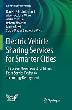portada Electric Vehicle Sharing Services for Smarter Cities: The Green Move Project for Milan: From Service Design to Technology Deployment (en Inglés)