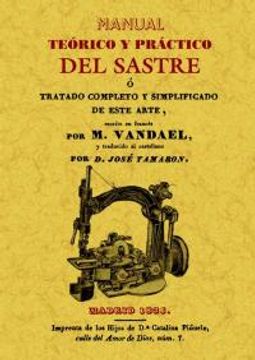 portada Manual Teorico y Practico del Sastre (Ed. Facsimil) (in Spanish)