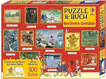 portada Puzzle & Buch: Berühmte Gemälde (in German)