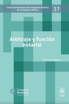 portada Arbitraje y Función Notarial Breviario 37
