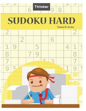 portada Sudoku Hard: Puzzles & Games - Hard, Over 1200+ Puzzles -: Large 8.5x11 inch 220 p. Sudoku book (en Inglés)