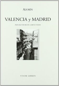 portada Valencia y Madrid (Letras madrileñas Contemporáneas)