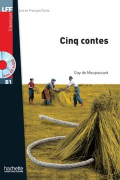 portada Cinq Contes + cd Audio mp3 (B1): Cinq Contes. Con cd Audio Formato mp3 (Lff (Lire en Français Facile)) (en Francés)