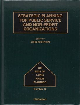 portada Strategic Planning for Public Service and Non-Profit Organizations (Volume 12) (Best of Long Range Planning Series - First Series, Volume 12)