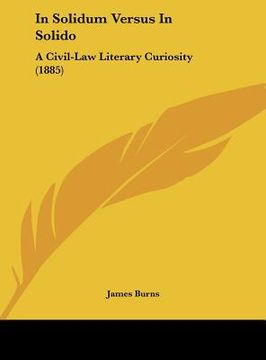 portada in solidum versus in solido: a civil-law literary curiosity (1885) (en Inglés)