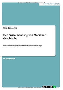 portada Der Zusammenhang von Moral und Geschlecht (German Edition)