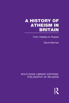 portada a history of atheism in britain: from hobbes to russell