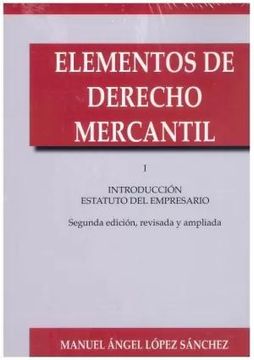 portada Elementos de Derecho Mercantil i (in Spanish)